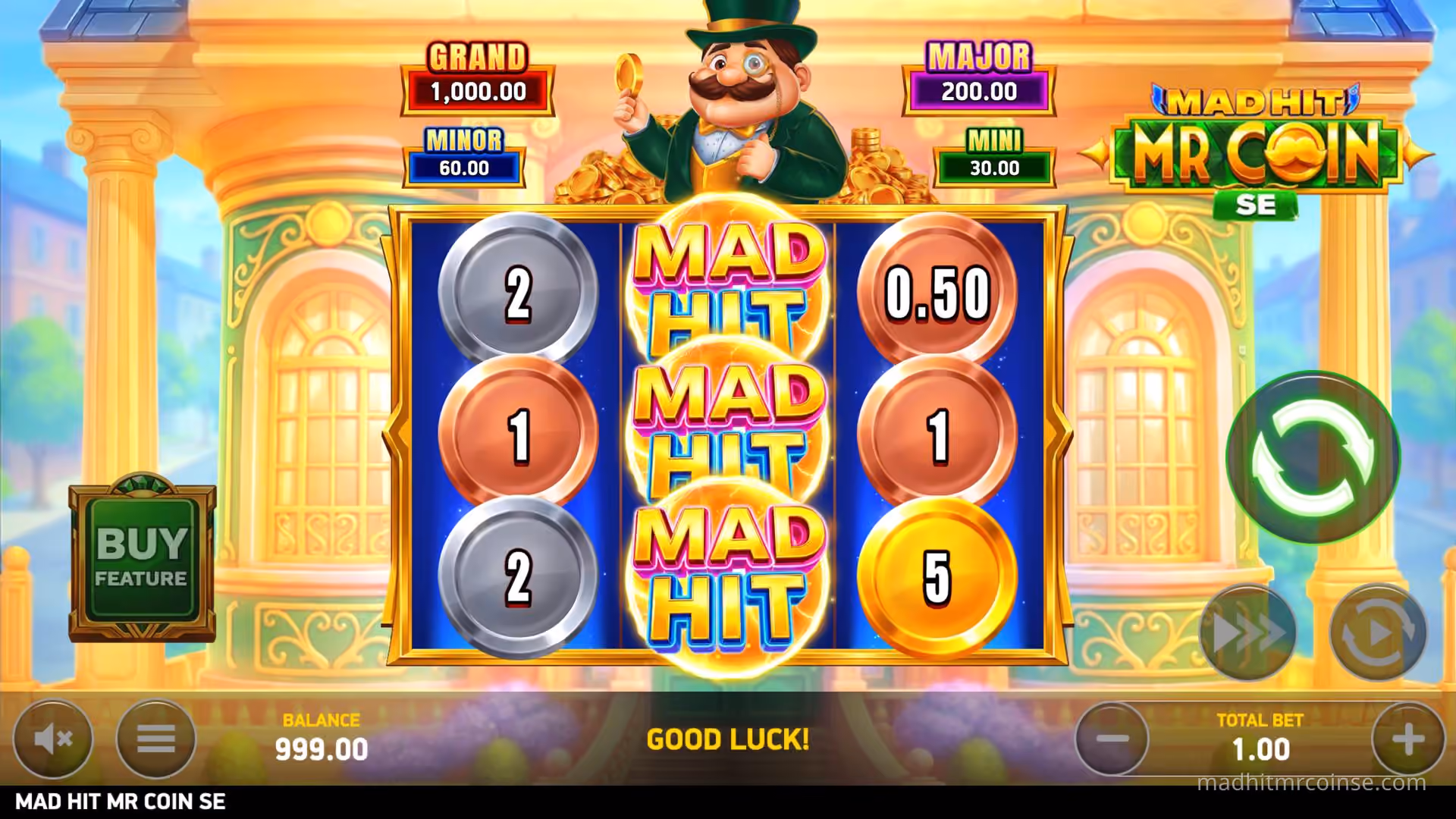 Mad Hit® Mr Coin SE — RubyPlay: slot gameplay